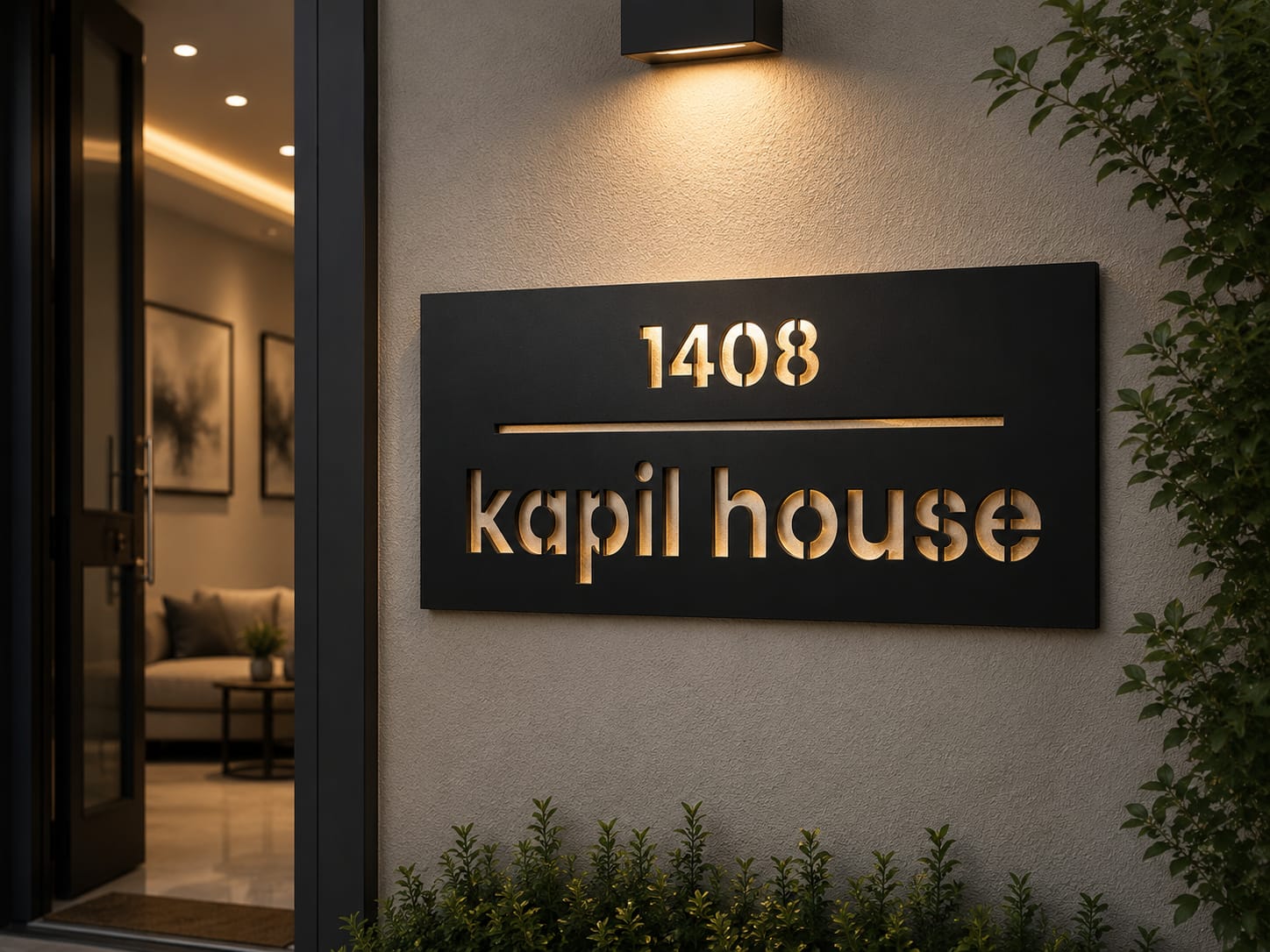 LED Urban Cut Nameplate