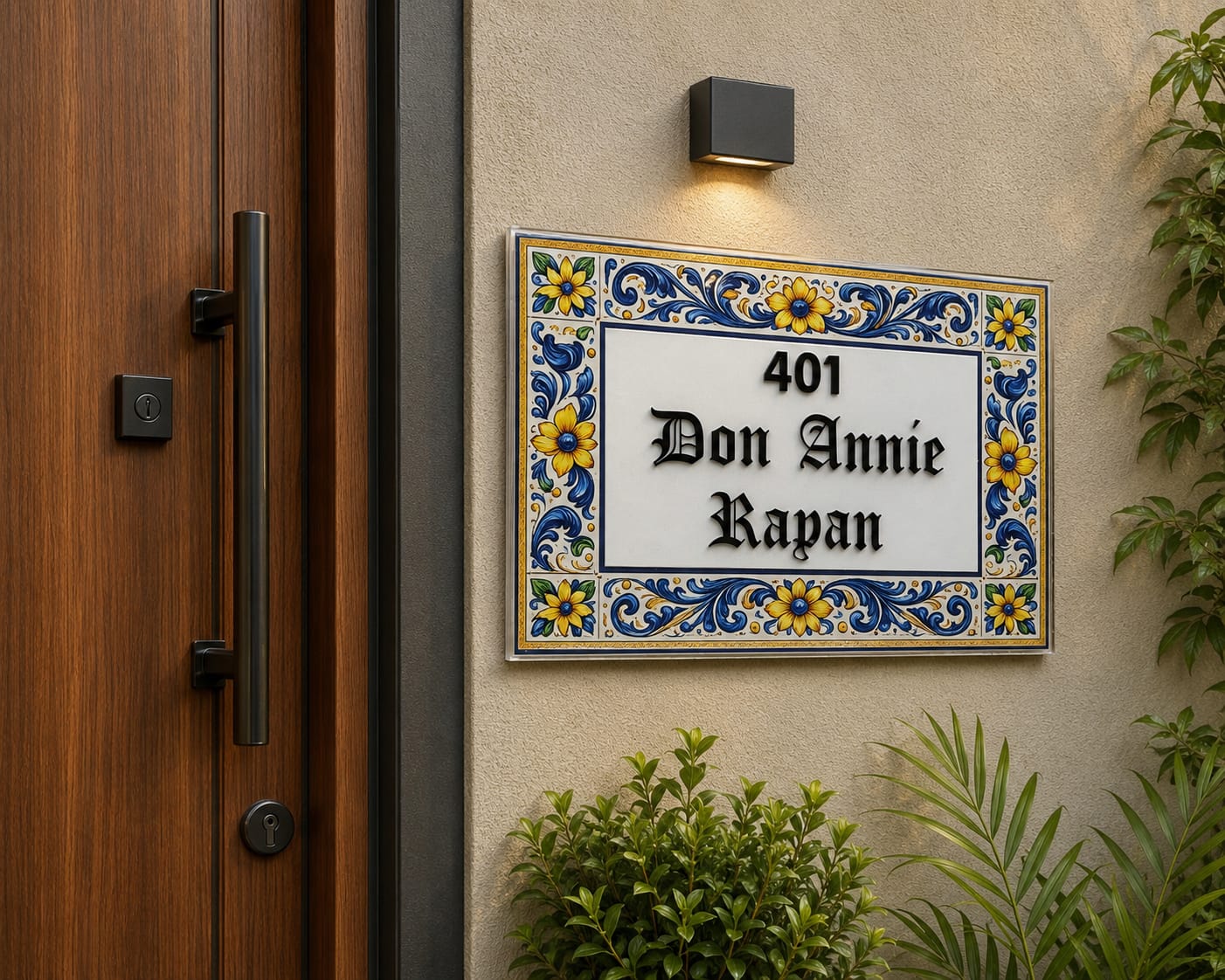 Portuguese Heritage Acrylic Nameplate
