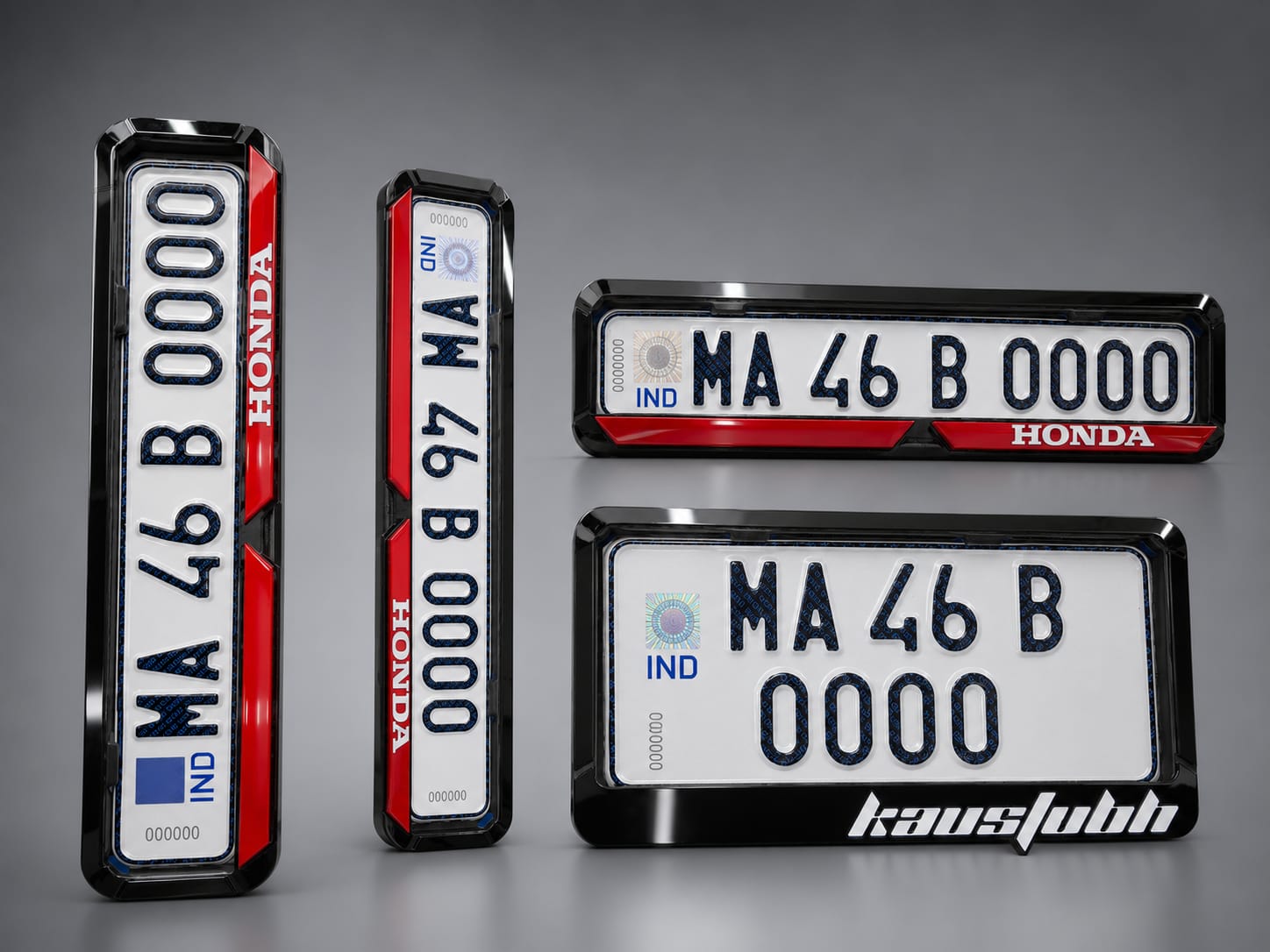 Premium Customised HSRP Numberplate Frames